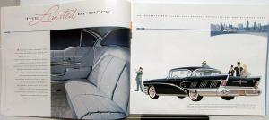 1958 Buick Limited Roadmaster Super Century Special Wagon Sale Brochure Prestige