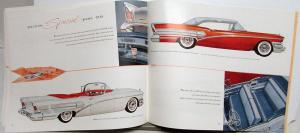 1958 Buick Limited Roadmaster Super Century Special Wagon Sale Brochure Prestige
