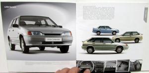 2008 Lada Russian Market Dealer Sales Brochures Pair Priora Samara Kalina 4X4