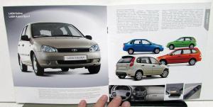2008 Lada Russian Market Dealer Sales Brochures Pair Priora Samara Kalina 4X4