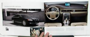 2009 Volvo Dealer Sales Brochure C30 70 S40 60 80 V50 70 XC70 90 Models