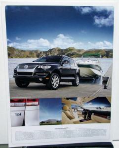 2009 Volkswagen VW Dealer Touareg 2 TDI Clean Diesel Sales Data Sheet Handout