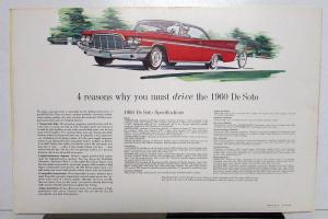 1960 DeSoto Prestige Sales Brochure Adventurer Fireflite Ram Charger Engine