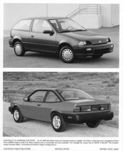 1993 Geo Metro and Chevrolet Cavalier Press Photo 0471