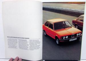 1975 BMW Foreign Dealer French Text Sales Brochure 316 318 320 320i Models