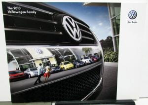 2010 Volkswagen VW Family Full Line Dealer Sales Brochure Beetle Passat Golf