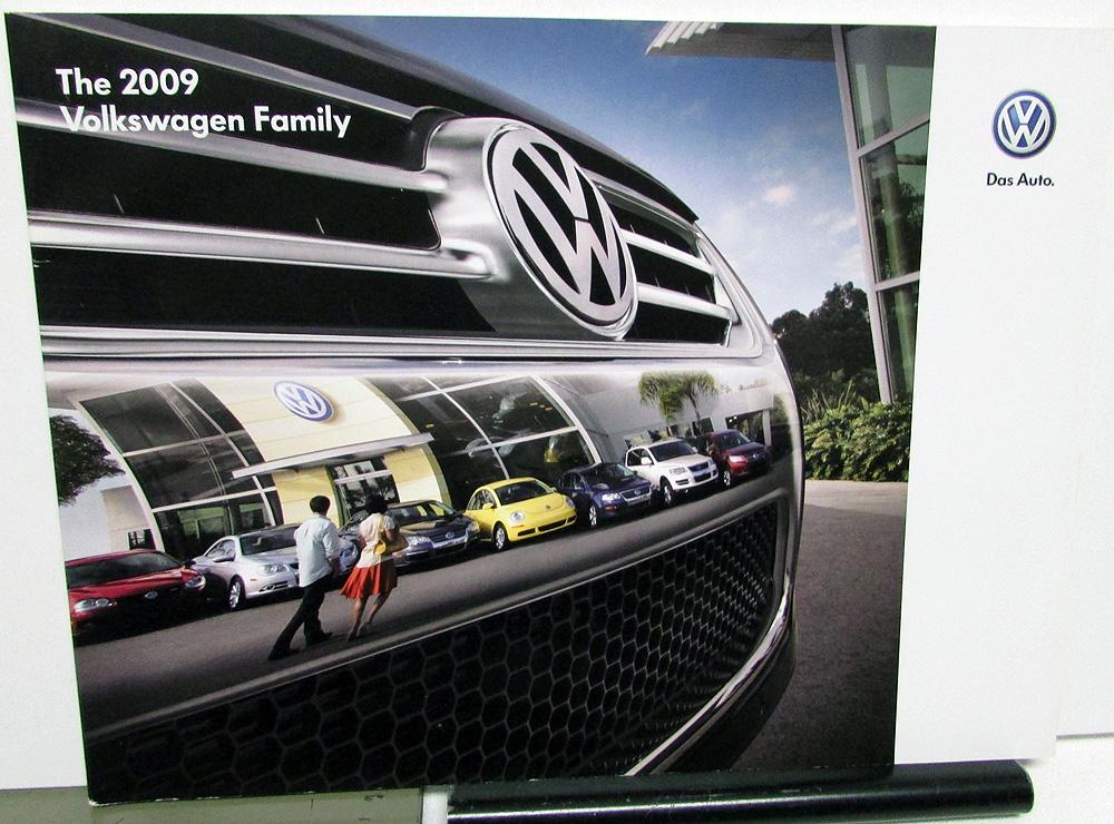 2009 Volkswagen VW Family Full Line Dealer Sales Brochure Beetle Rabbit GTI