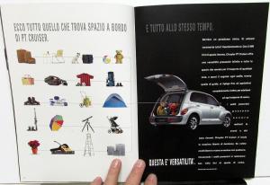 2000 Chrysler PT Cruiser Foreign Dealer Italian Text Prestige Sales Brochure