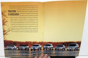 2000 Chrysler PT Cruiser Foreign Dealer Italian Text Prestige Sales Brochure