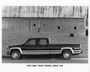 1993 GMC Sierra Crew Cab Pickup Truck Press Photo 0288