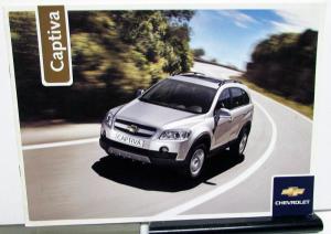 2007 Chevrolet Captiva Foreign Dealer Finnish Text Sales Brochure Features