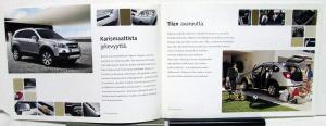 2007 Chevrolet Captiva Foreign Dealer Finnish Text Sales Brochure Features