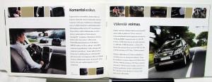 2007 Chevrolet Captiva Foreign Dealer Finnish Text Sales Brochure Features