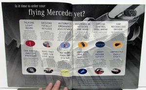 2001 Mercedes-Benz Dealer Sales Brochure Full Line C SLK CLK E S SL CL M Class