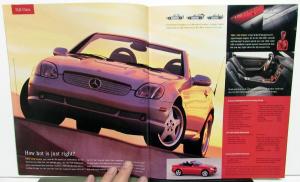 2001 Mercedes-Benz Dealer Sales Brochure Full Line C SLK CLK E S SL CL M Class