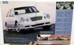 2001 Mercedes-Benz Dealer Sales Brochure Full Line C SLK CLK E S SL CL M Class