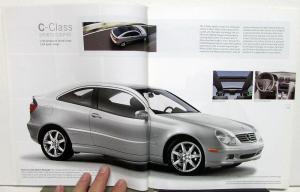 2003 Mercedes-Benz Dealer Sales Brochure Full Line C SLK CLK E S SL CL M G Class