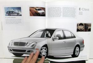 2003 Mercedes-Benz Dealer Sales Brochure Full Line C SLK CLK E S SL CL M G Class