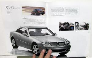 2003 Mercedes-Benz Dealer Sales Brochure Full Line C SLK CLK E S SL CL M G Class
