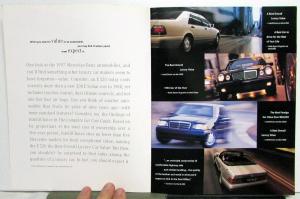 1997 Mercedes-Benz Dealer Sales Brochure Full Line C S E SL Class