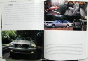 1997 Mercedes-Benz Dealer Sales Brochure Full Line C S E SL Class