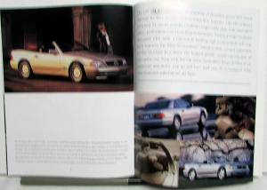 1997 Mercedes-Benz Dealer Sales Brochure Full Line C S E SL Class