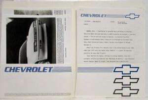 1988 Chevrolet Miami Auto Show Press Kit - Beretta Camaro Corsica S-10 Cavalier