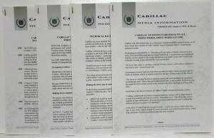 1998 Cadillac Media Information Press Kit - DeVille Eldorado Seville Stabilitrak