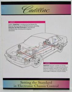 1998 Cadillac Media Information Press Kit - DeVille Eldorado Seville Stabilitrak