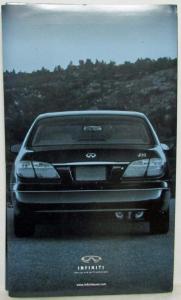 2001 Infiniti Press Kit - Q45 I30 G20 QX4