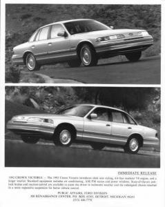 1992 Ford Crown Victoria Press Photo 0313