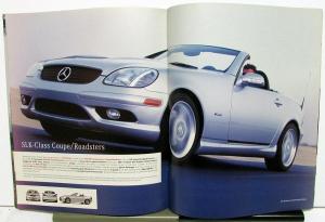 2002 Mercedes-Benz Dealer Full Line Sales Brochure SLK CLK C E SL M Class