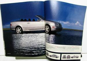 2002 Mercedes-Benz Dealer Full Line Sales Brochure SLK CLK C E SL M Class