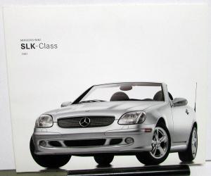 2003 Mercedes-Benz SLK Class Dealer Prestige Sales Brochure Features Specs