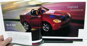 2003 Mercedes-Benz SLK Class Dealer Prestige Sales Brochure Features Specs