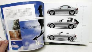 2003 Mercedes-Benz SLK Class Dealer Prestige Sales Brochure Features Specs