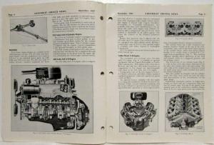 1958 Chevrolet Service News Corvette Features Vol 29 No 11 Tech Bulletin
