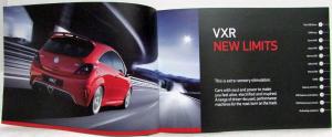 2008 Vauxhall VXR Sales Brochure - Edition 4 - UK Market - Corsa Astra Vectra