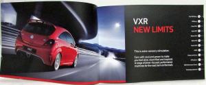 2007 Vauxhall VXR Sales Brochure - Edition 2 - UK Market - Corsa Astra Vectra