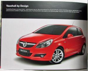 2007 Vauxhall Corsa Sales Brochure - Edition 2 - UK Market