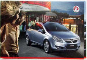 2009 Vauxhall Corsa Sales Brochure - Edition 1 - UK Market