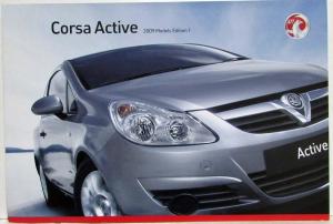 2009 Vauxhall Corsa Sales Brochure - Edition 1 - UK Market
