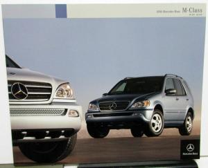 2004 Mercedes-Benz M Class Dealer Prestige Sales Brochure ML 350 ML 500
