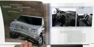 2004 Mercedes-Benz M Class Dealer Prestige Sales Brochure ML 350 ML 500