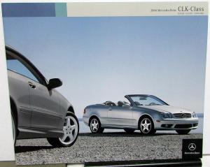 2004 Mercedes-Benz CLK Class Dealer Prestige Sales Brochure CLK320 500 55 AMG