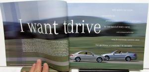 2004 Mercedes-Benz CLK Class Dealer Prestige Sales Brochure CLK320 500 55 AMG