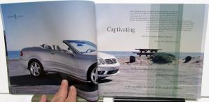 2004 Mercedes-Benz CLK Class Dealer Prestige Sales Brochure CLK320 500 55 AMG