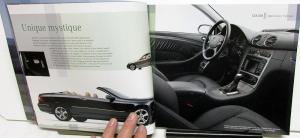 2004 Mercedes-Benz CLK Class Dealer Prestige Sales Brochure CLK320 500 55 AMG
