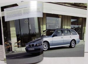 2004 BMW Foreign Dealer French Text Series 5 Models Features Options Specs