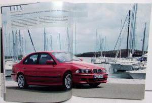 2004 BMW Foreign Dealer French Text Series 5 Models Features Options Specs
